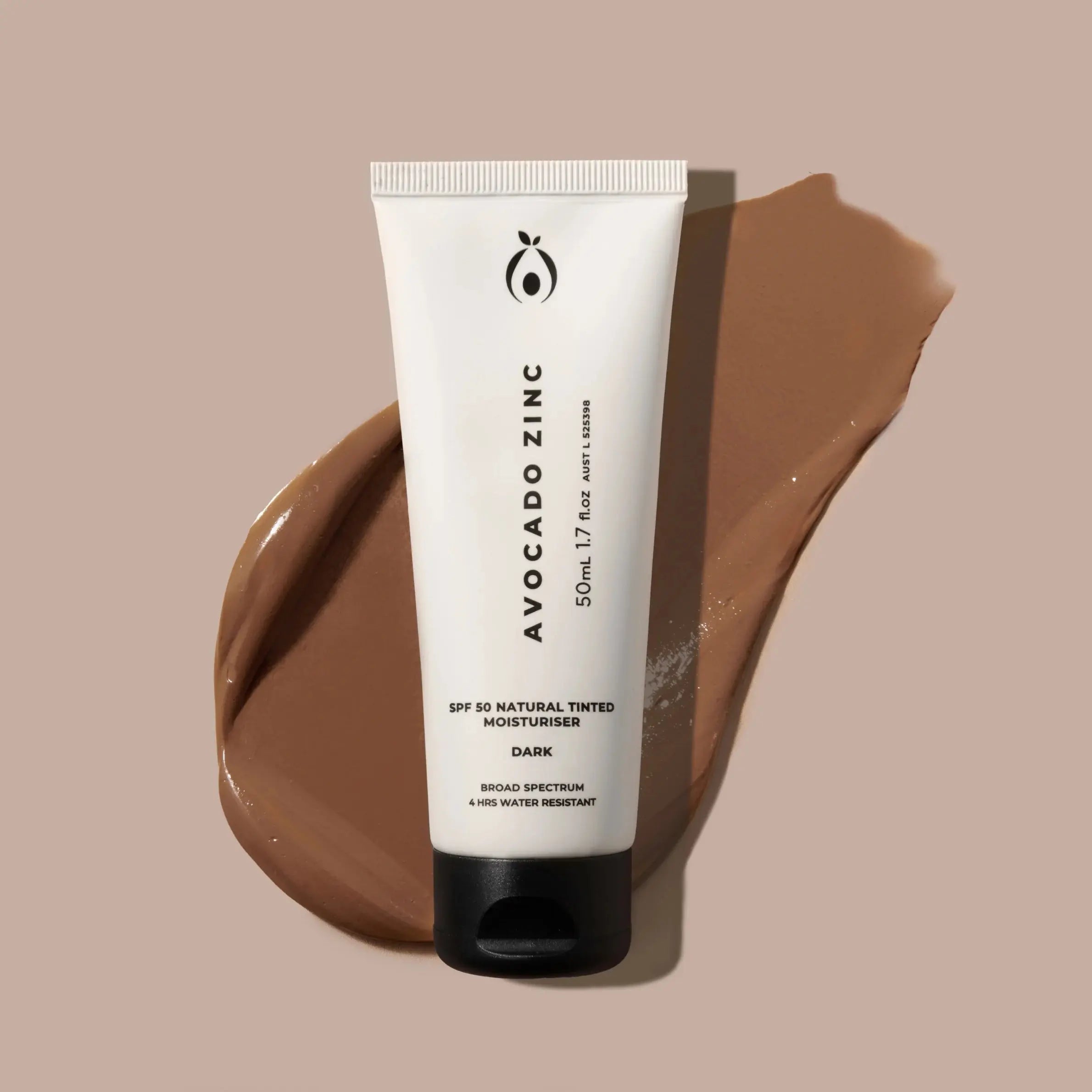 Avocado Zinc SPF50 Natural Tinted Moisturiser 50ml