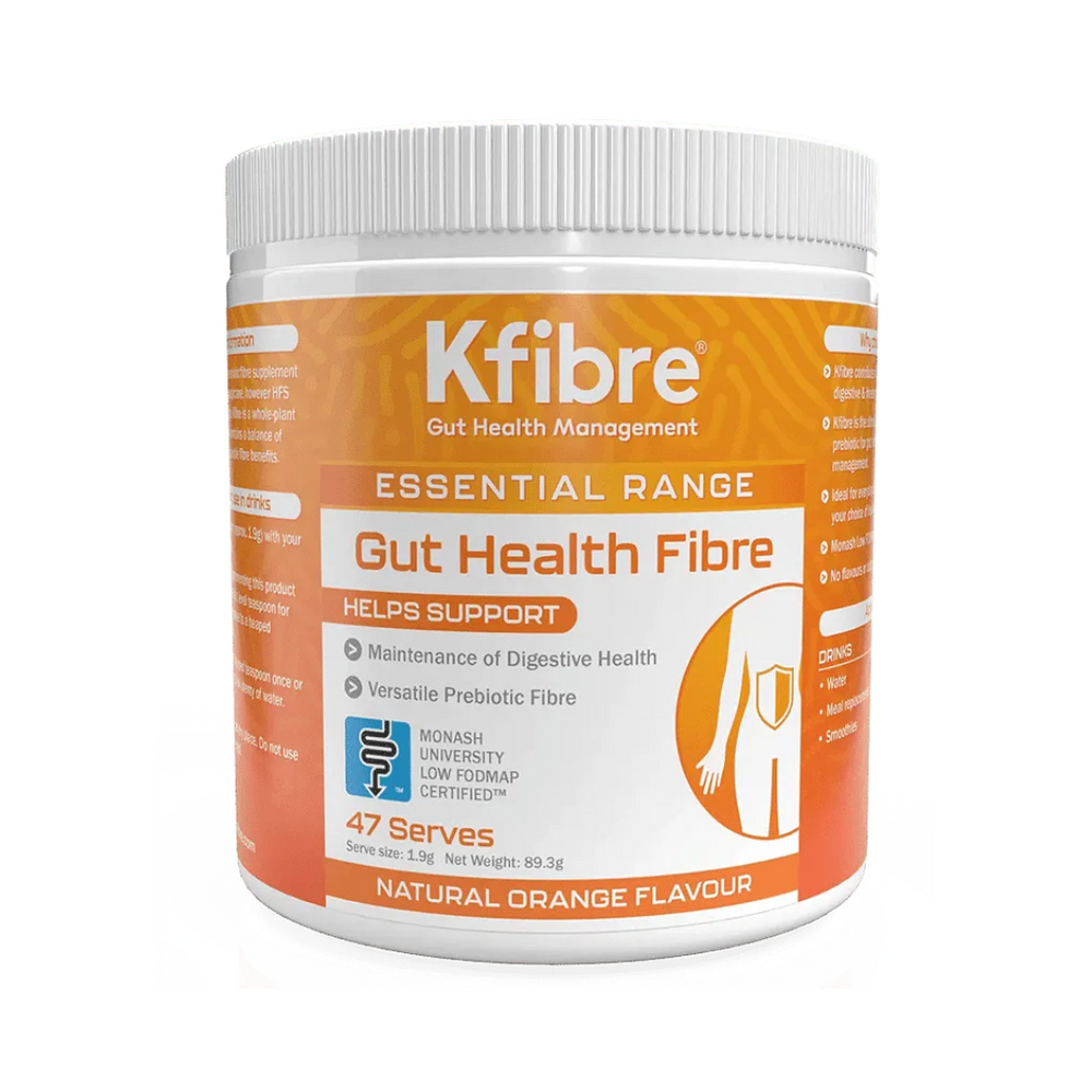 Kfibre Essential Gut Health Fibre Natural Orange Tub 89.3g