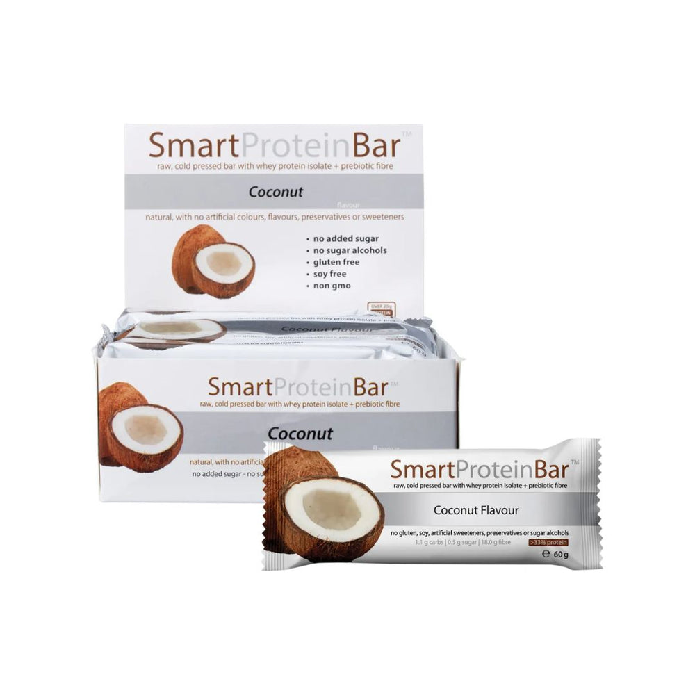 Smart Chocolate Coconut  Protein Bar 12 x 60g by Smart Diet Solutions