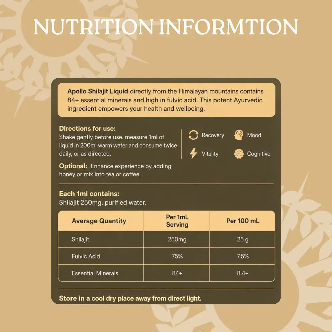 Apollo Nutraceuticals Shilajit Liquid product image 3