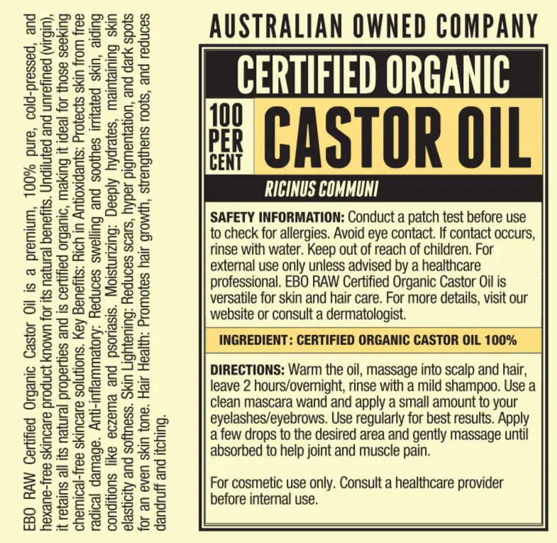 Every Bit Organic Castor Oil – 200ml