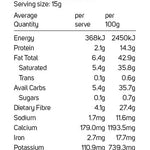 Power Super Foods Organic Cacao Nibs Raw - Origin — official nutrition information