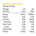 Power Super Foods Cacao Butter Buttons Raw Certified Organic — official nutrition information