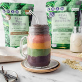 Power Super Foods Real Plant Protein - Natural 400gm lifestyle and serving inspiration
