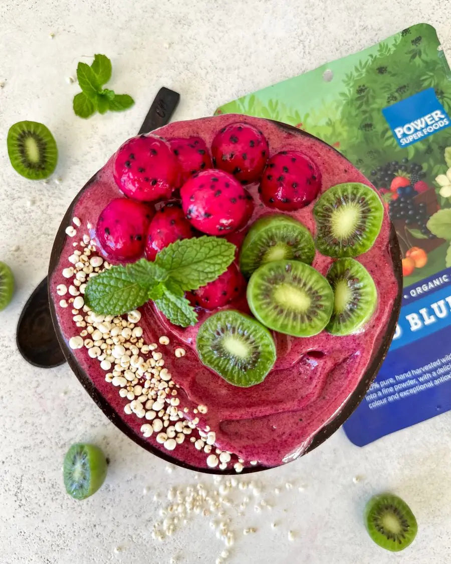 Power Super Foods Real Plant Protein - Natural 400gm lifestyle and serving inspiration