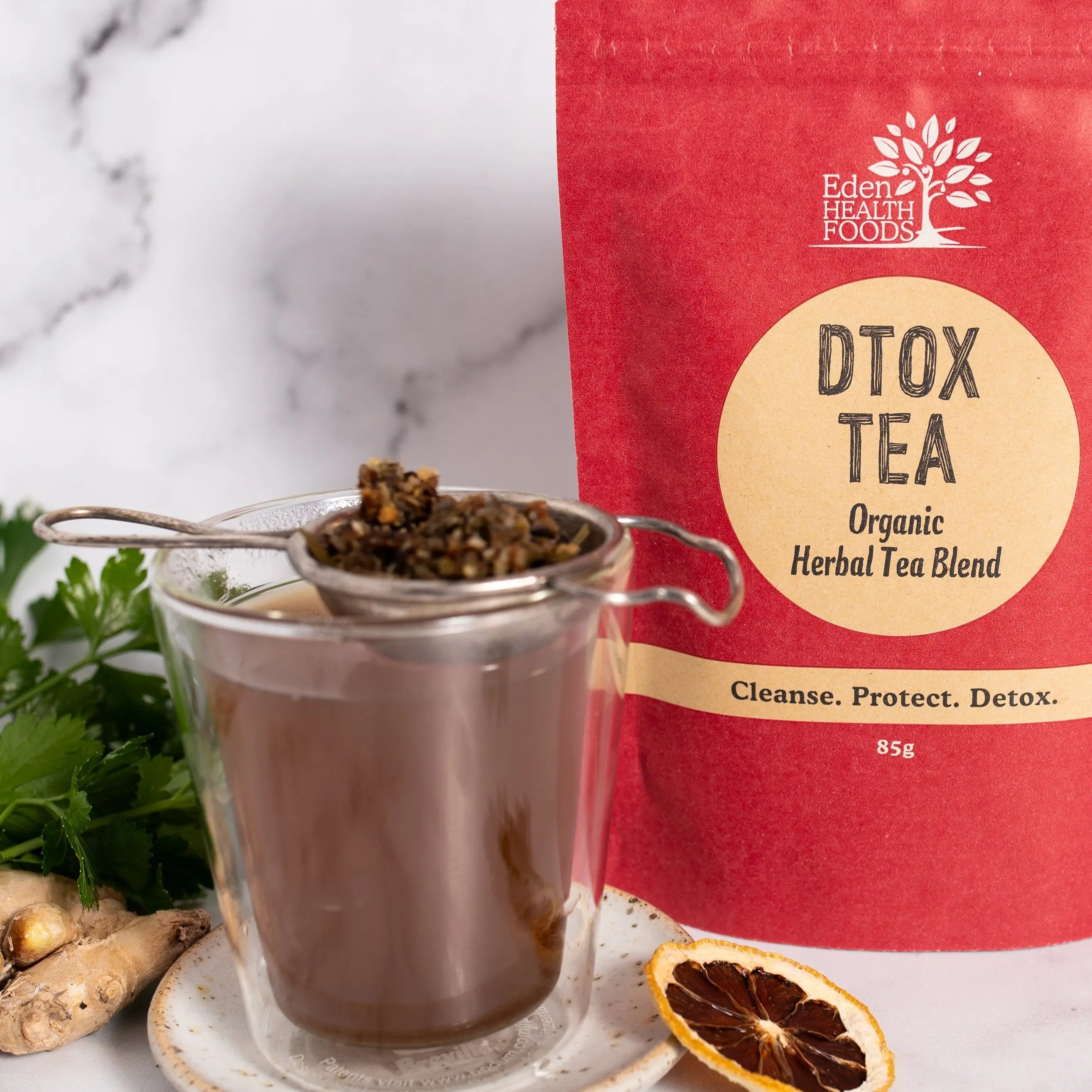 Lifestyle — Eden Healthfoods Dtox Tea Organic Herbal Tea 85g | Official Eden Healthfoods scene