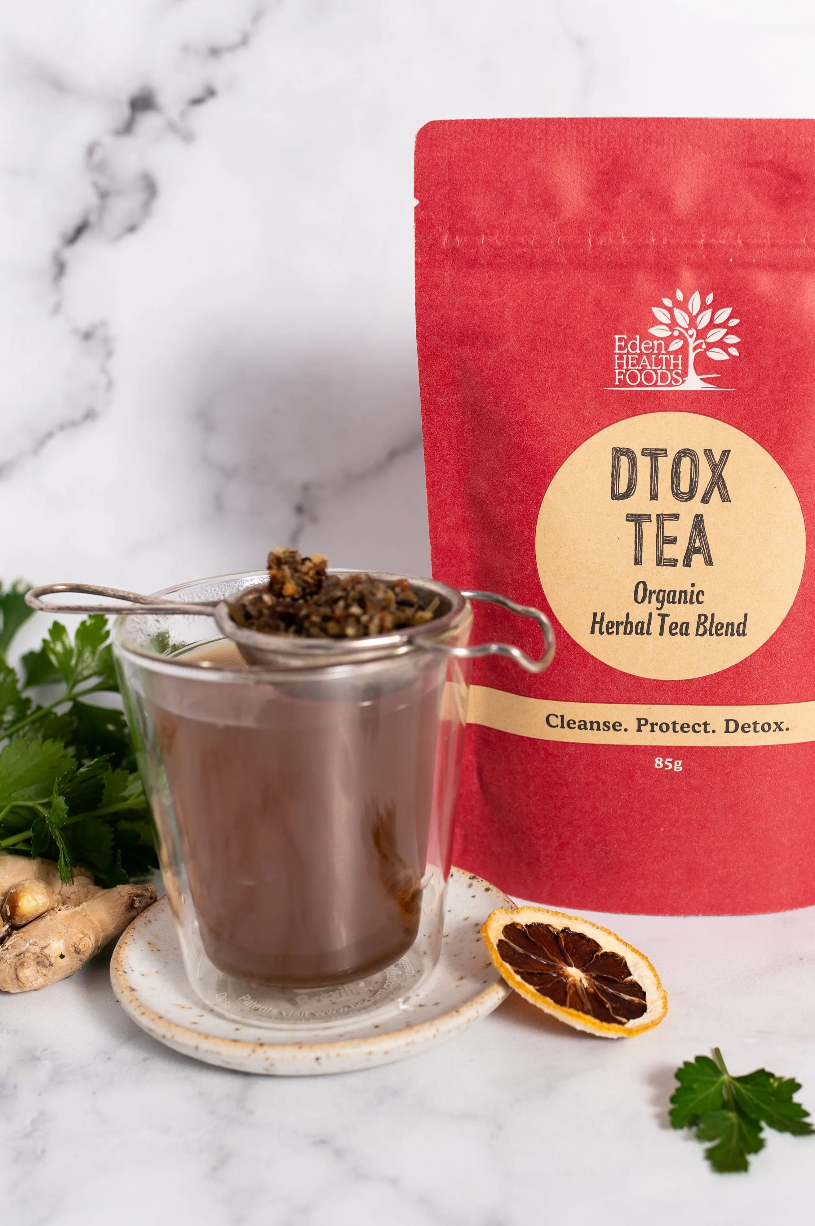 Lifestyle — Eden Healthfoods Dtox Tea Organic Herbal Tea 85g | Official Eden Healthfoods scene