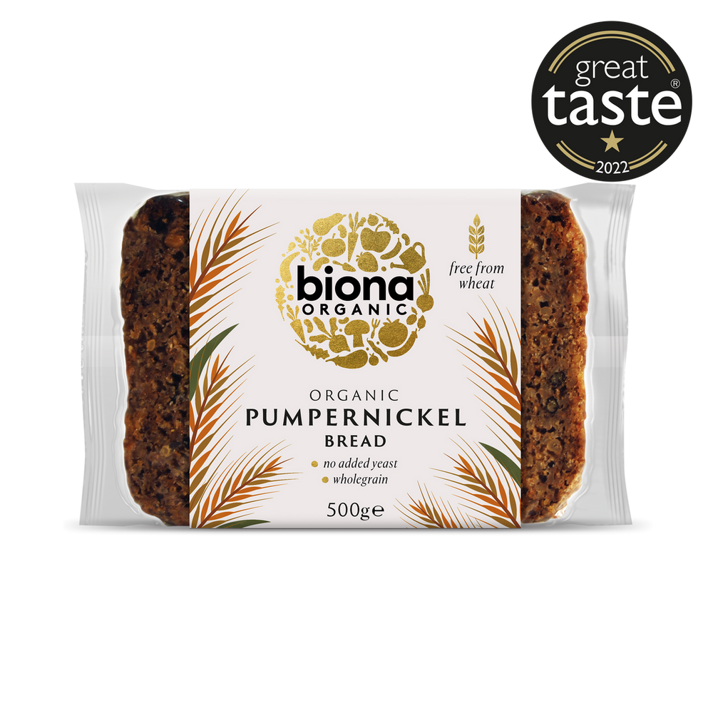 Biona Organic Pumpernickel Bread 500g