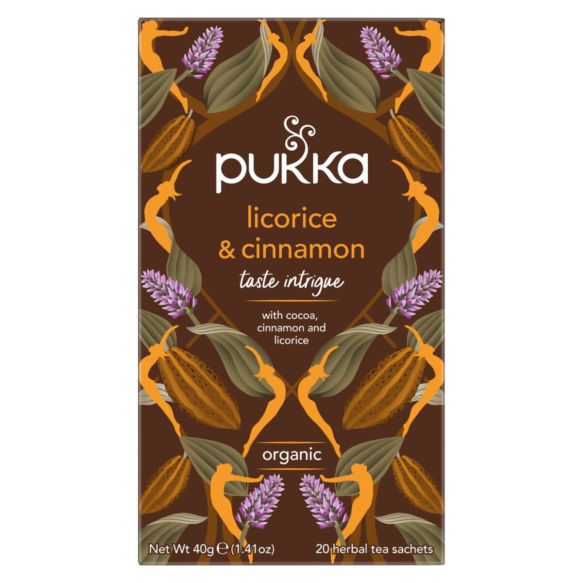Pukka Herbs Licorice & Cinnamon Tea Bags (PACKET OF 20 SACHETS)