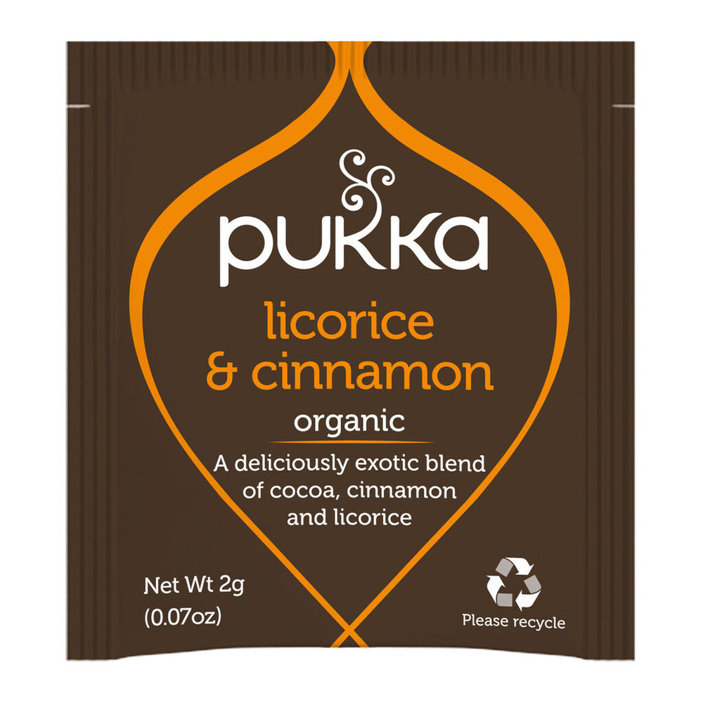 Pukka Herbs Licorice & Cinnamon Tea Bags (PACKET OF 20 SACHETS)