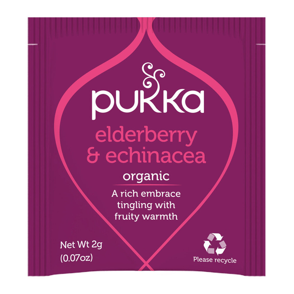 Pukka Herbs Elderberry & Echinacea Tea (Packet of 20 Sachets)