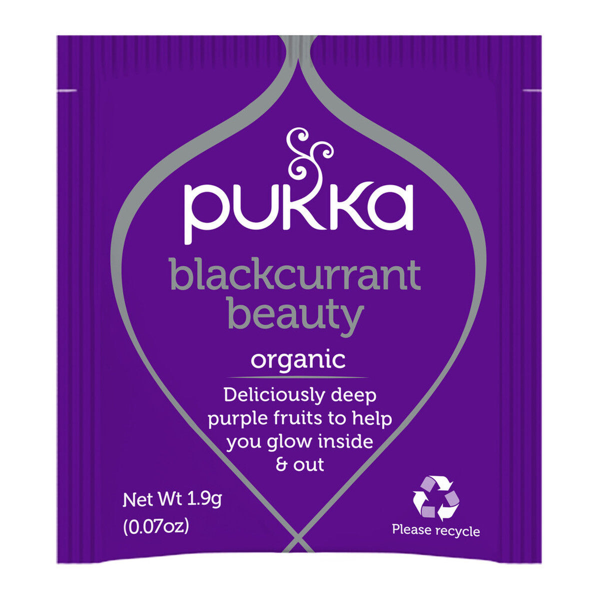 Pukka Herbs Blackcurrant Beauty Tea Bags (PACKET OF 20 SACHETS)