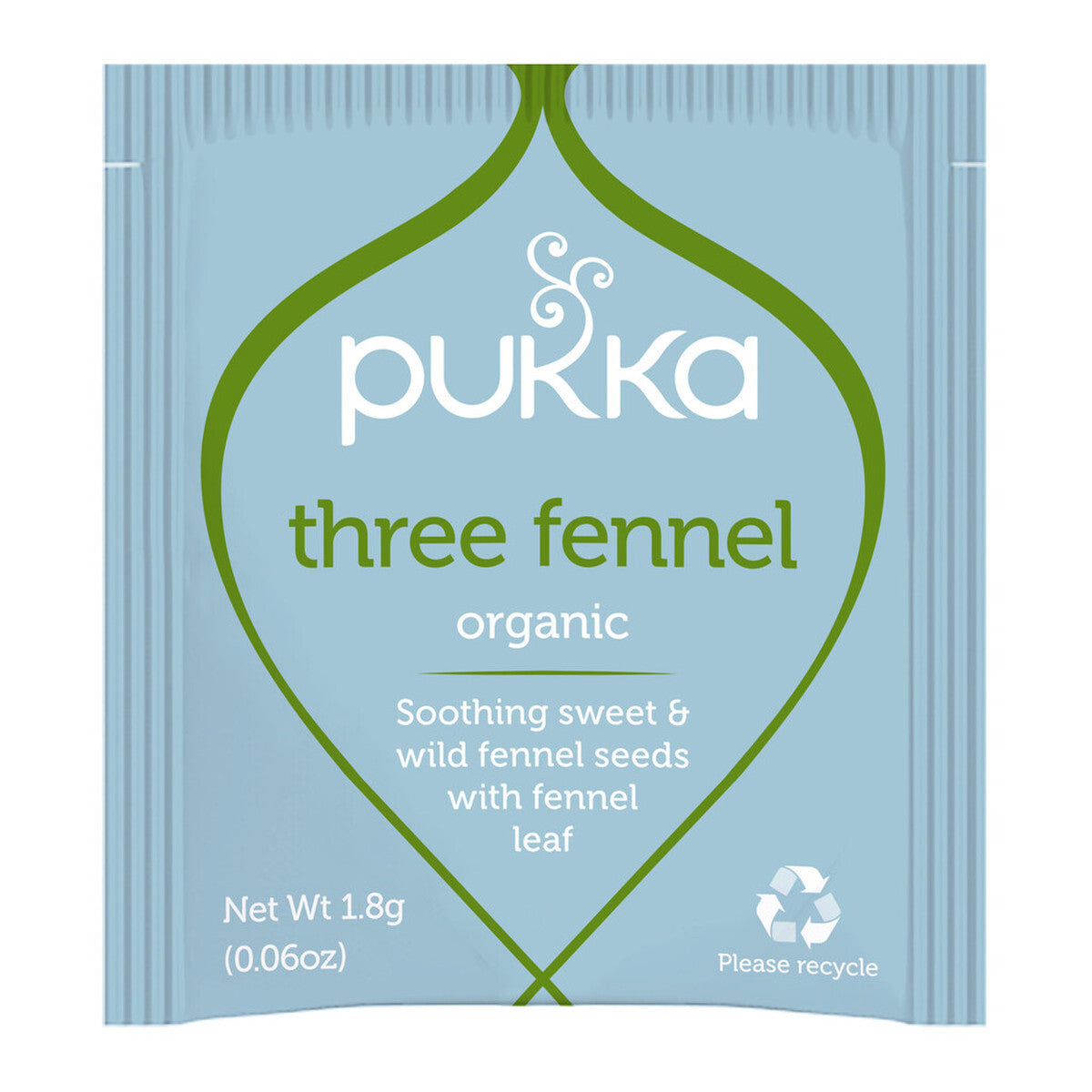 Pukka Herbs Three Fennel Tea Bags (PACKET OF 20 SACHETS)