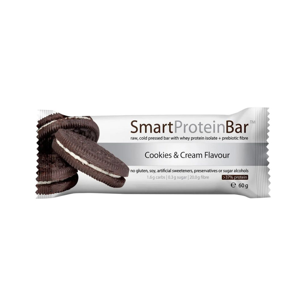 Smart Chocolate Cookies & Cream Protein Bar 12 x 60g by Smart Diet Solutions