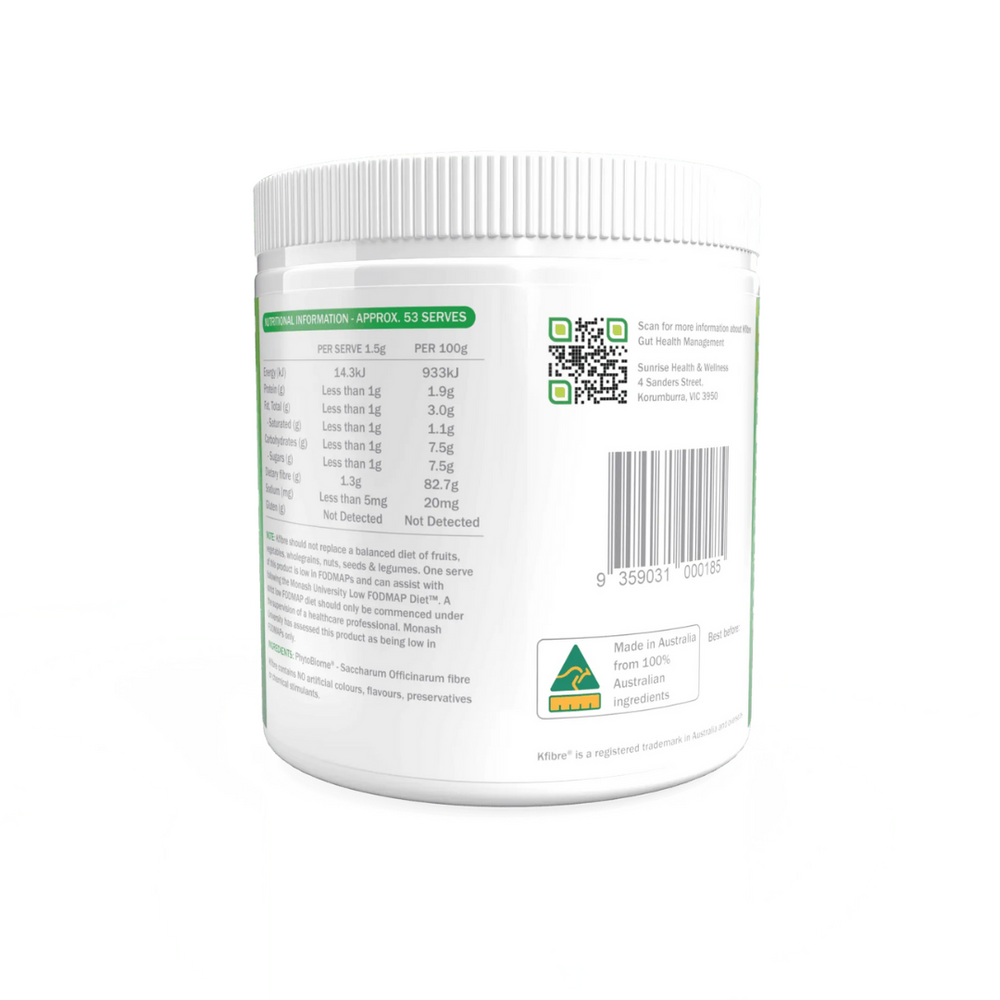 Kfibre Essential Gut Health Fibre Neutral Tub 80g