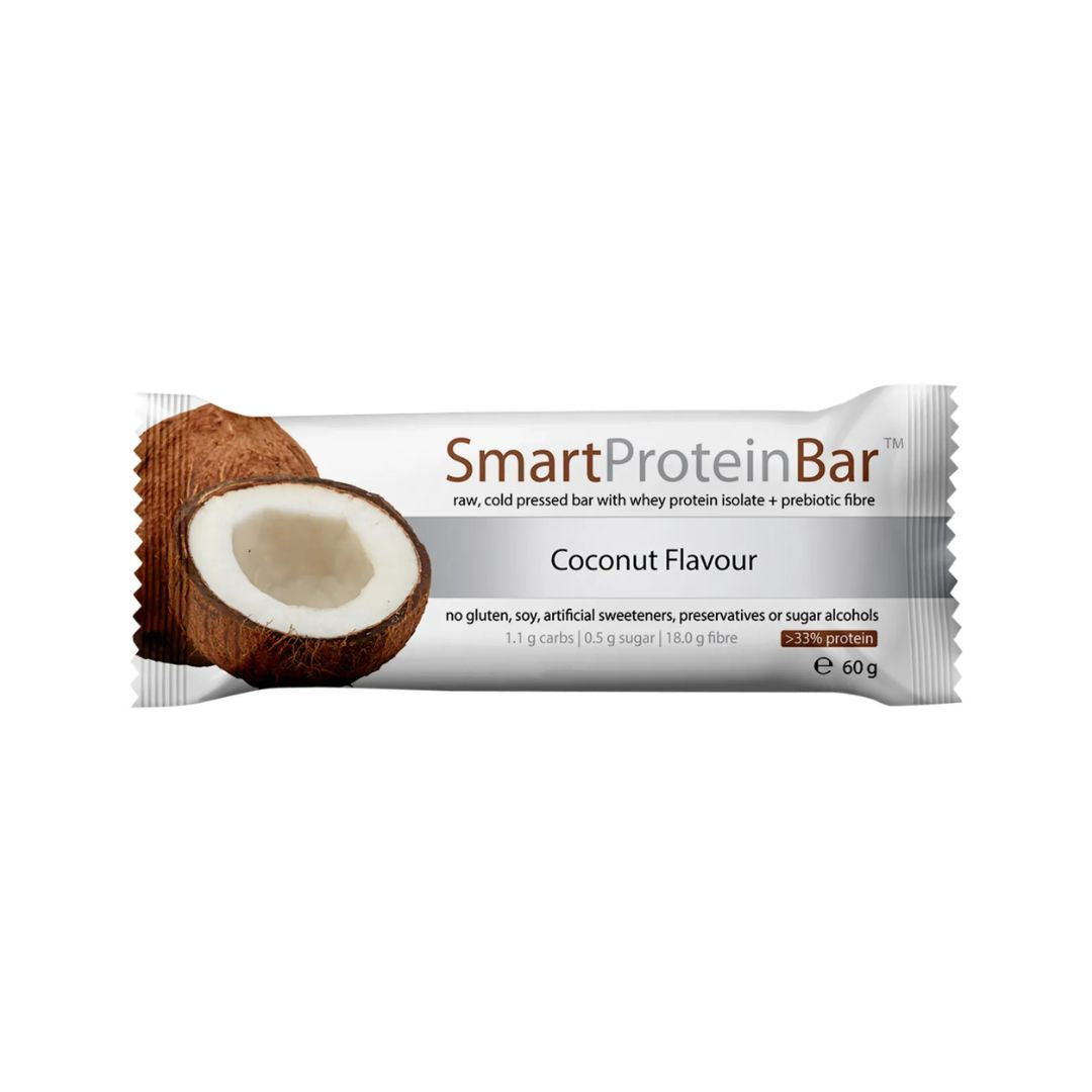 Smart Chocolate Coconut  Protein Bar 12 x 60g by Smart Diet Solutions