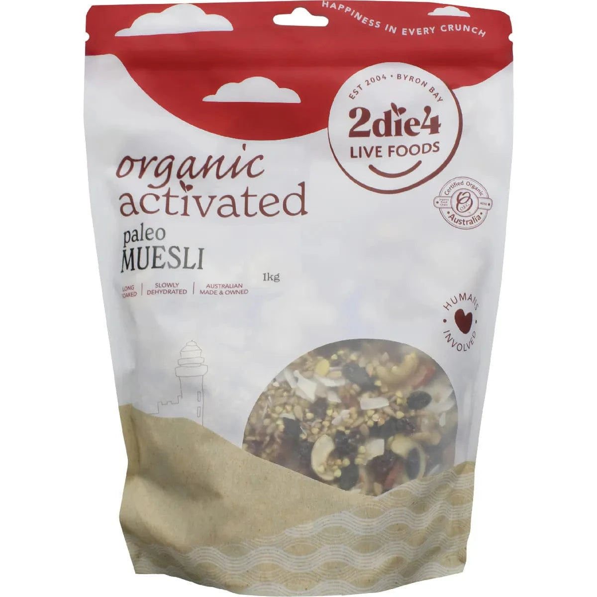 2DIE4 LIVE FOODS Nuts & Seeds 1kg 2DIE4 LIVE FOODS Activated Organic Paleo Muesli