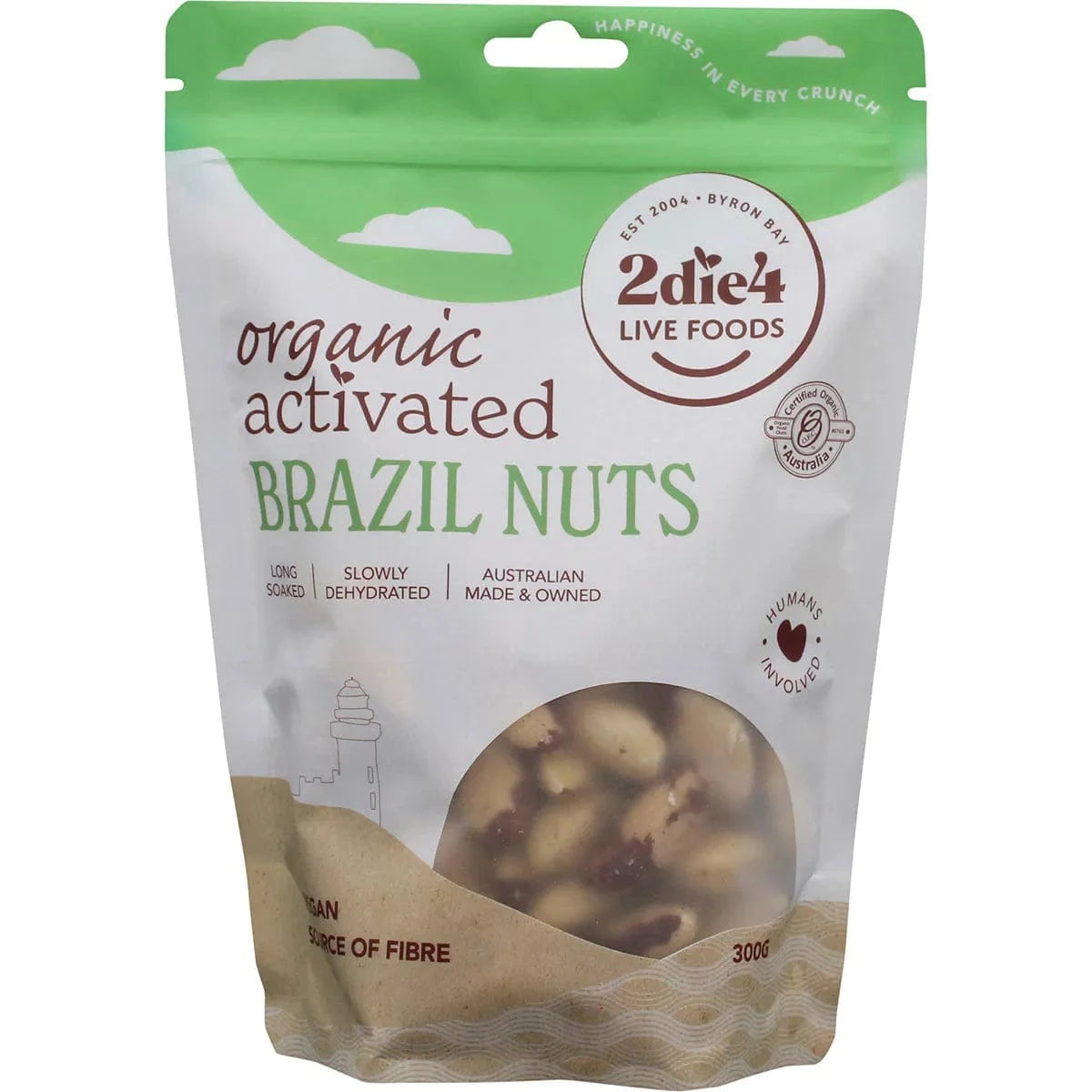 2DIE4 LIVE FOODS Snack Foods 2DIE4 LIVE FOODS Organic Activated Brazil Nuts 300g