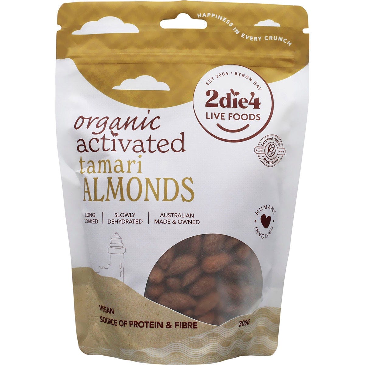 2DIE4 LIVE FOODS Snack Foods 300g 2DIE4 LIVE FOODS Organic Activated Tamari Almonds
