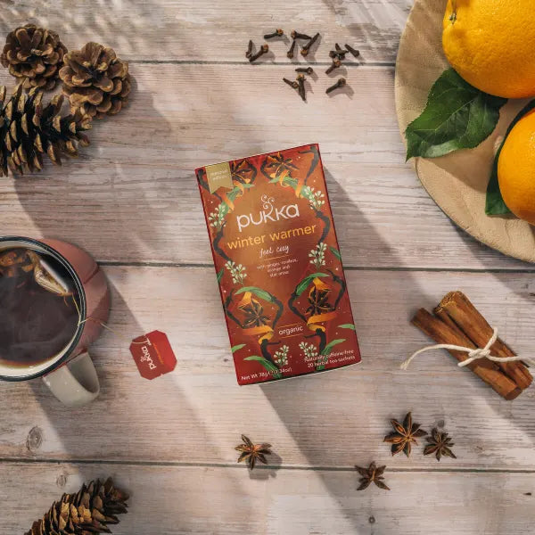 Pukka Herbs Winter Warmer Tea Bags (PACKET OF 20 SACHETS)