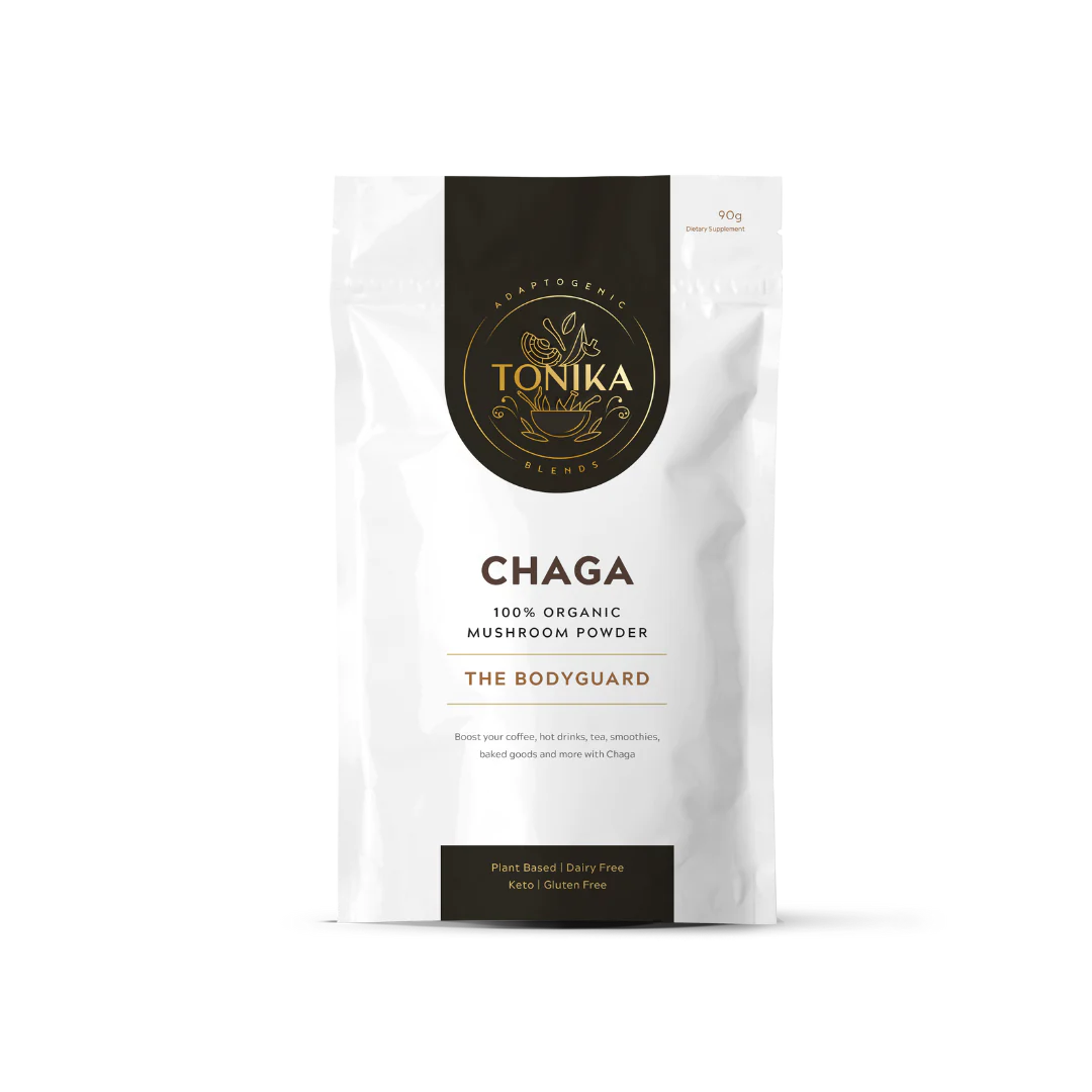 CLEARANCE Tonika 100% Organic Mushroom Powder Chaga (The Bodyguard) 90g