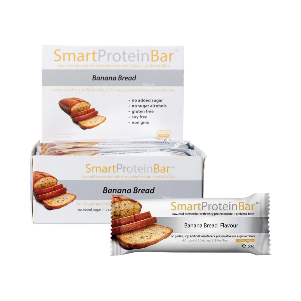 Smart Banana Bread Protein Bar 12 x 60g by Smart Diet Solutions