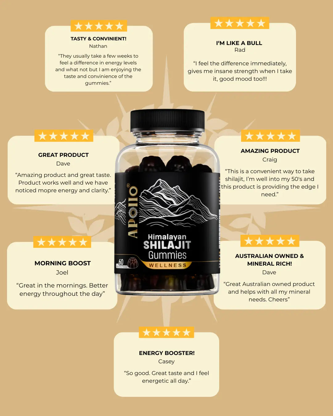 Apollo Nutraceuticals Shilajit Gummies official product image 5