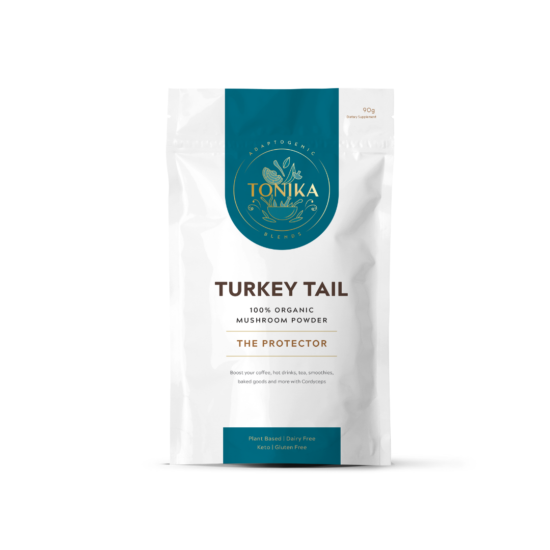 Tonika 100% Organic Mushroom Powder Turkey Tail 90g