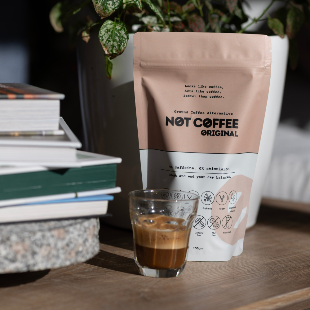 Not Coffee Original Ground — prepared coffee lifestyle image