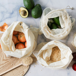 Ever Eco Organic Cotton Muslin Produce Bags grocery lifestyle image