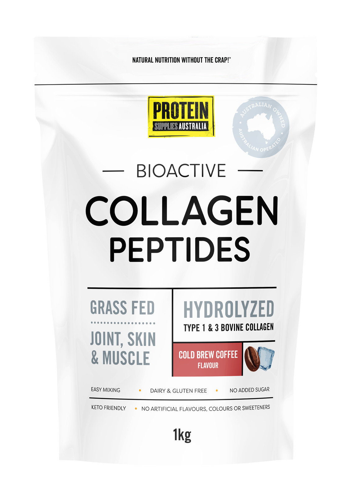 (CLEARANCE!) Protein Supplies Australia Collagen Cold Brew Coffee