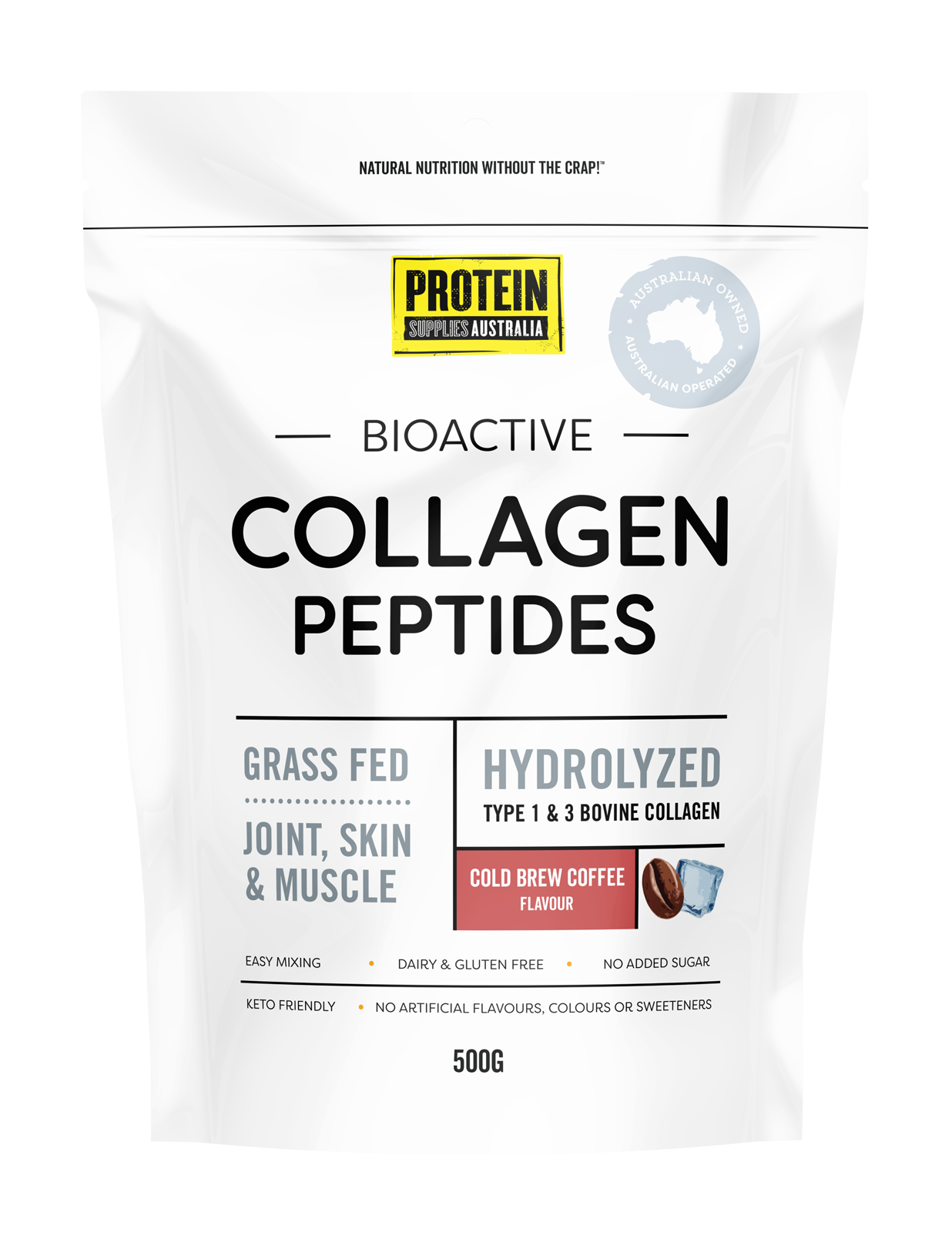 (CLEARANCE!) Protein Supplies Australia Collagen Cold Brew Coffee