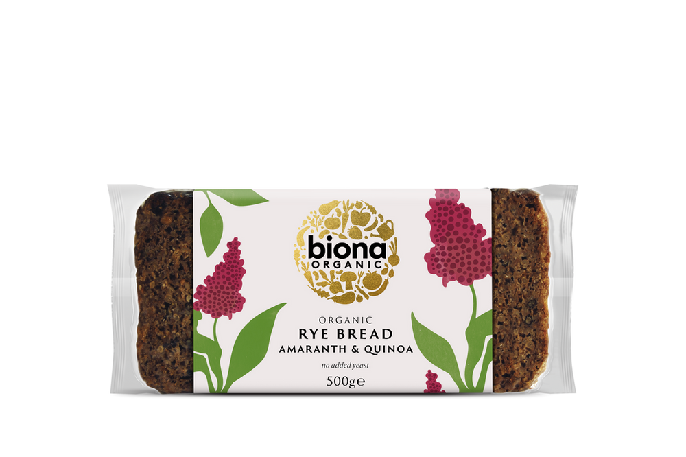 Biona Organic Rye Amaranth & Quinoa Bread 500g