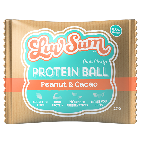 Luv Sum Protein Balls - Peanut & Cacao 40g