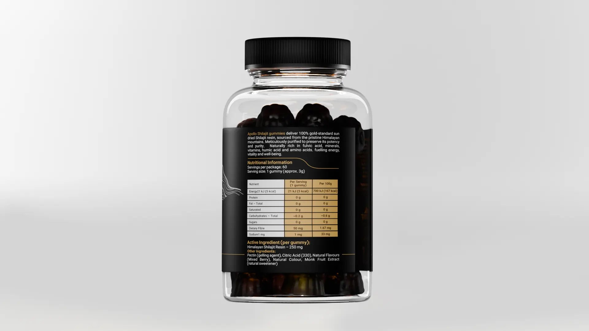 Apollo Nutraceuticals Shilajit Gummies official product image 6