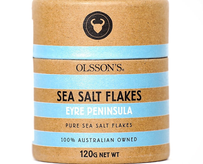 (CLEARANCE) Olssons Sea Salt Flakes 3 x 120g