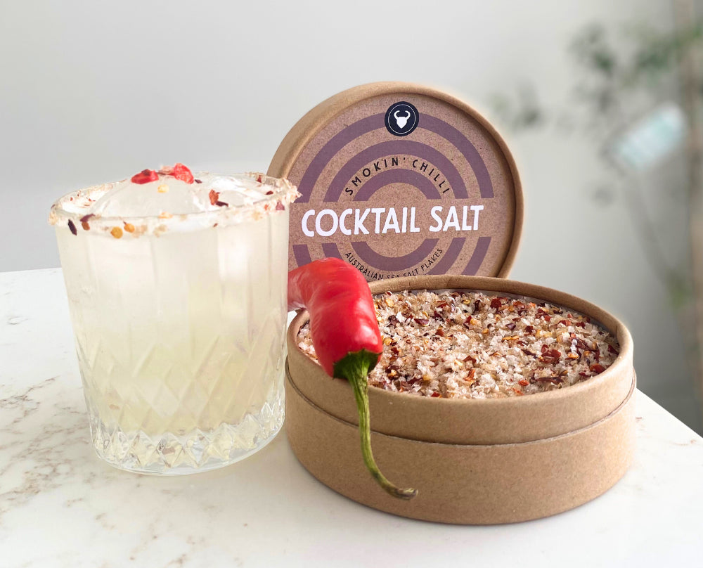 Olssons Smokin' Chilli Cocktail Salt Kraft Canister 120g