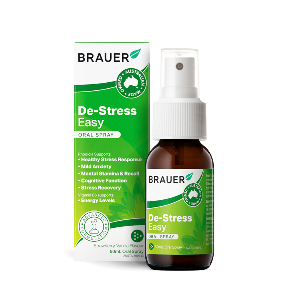 Brauer De-Stress Easy Oral Spray Strawberry-Vanilla 50ml