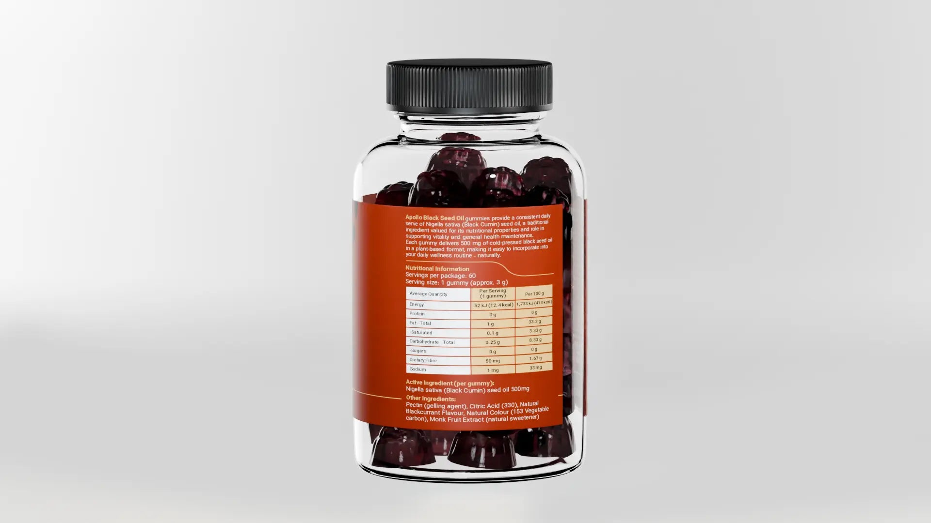 Apollo Nutraceuticals Black Seed Oil Gummies official product image 6