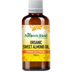 Nature's Shield Organic Sweet Almond Oil 100ml higher resolution front image