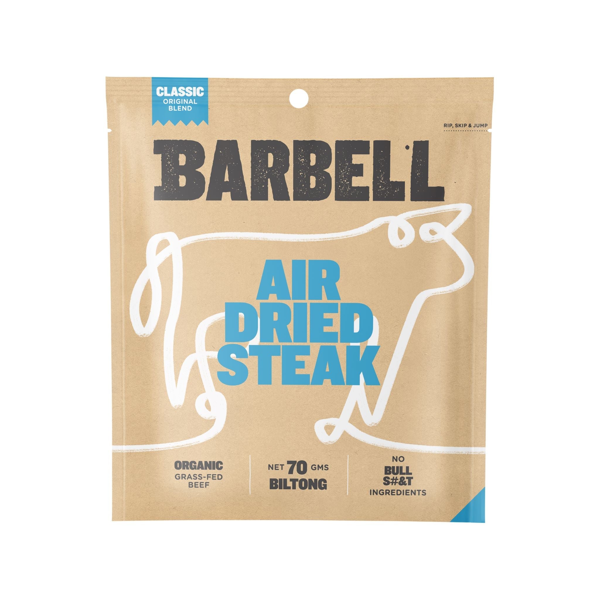 Barbell Biltong - Classic - 70G Bag