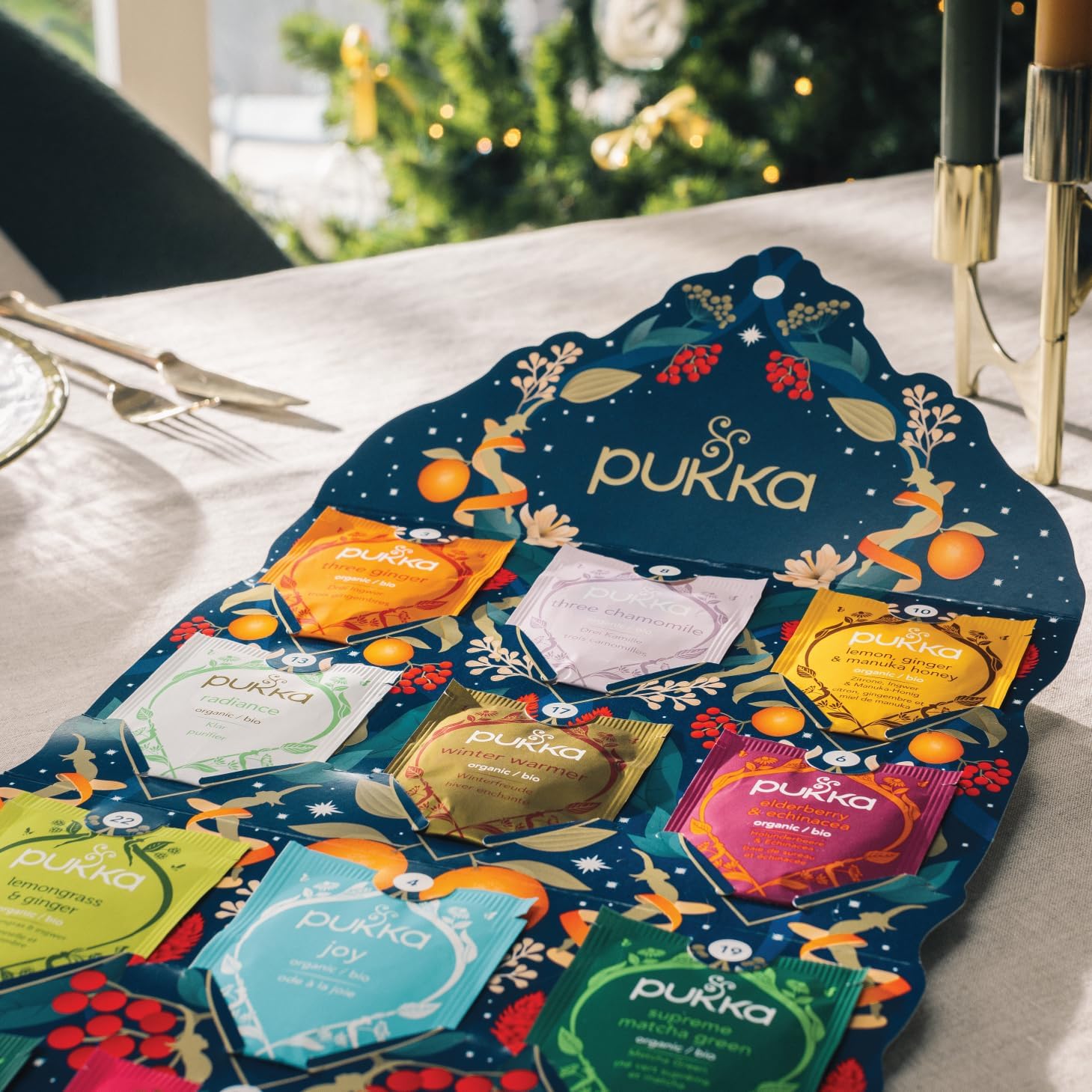 Pukka Organic Tea Advent Calendar 24 Sachets