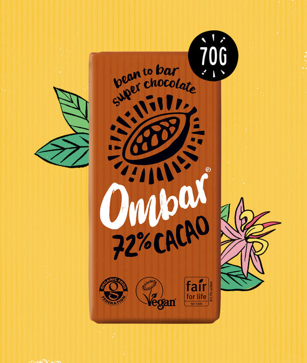 (CLEARANCE!) Ombar 72% Cacao Chocolate 70g x 3