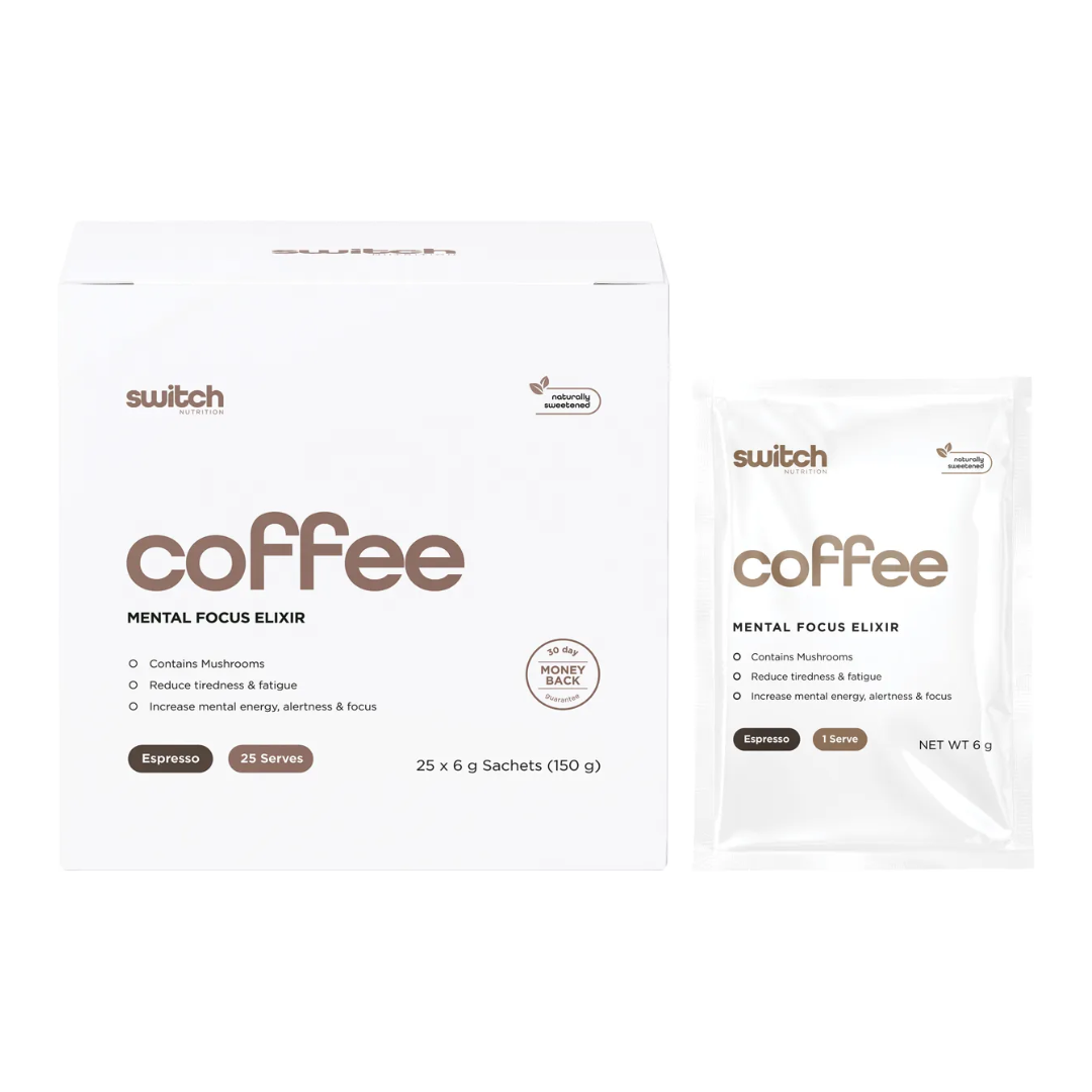 Switch Nutrition Coffee Mental Focus Elixir 25pk