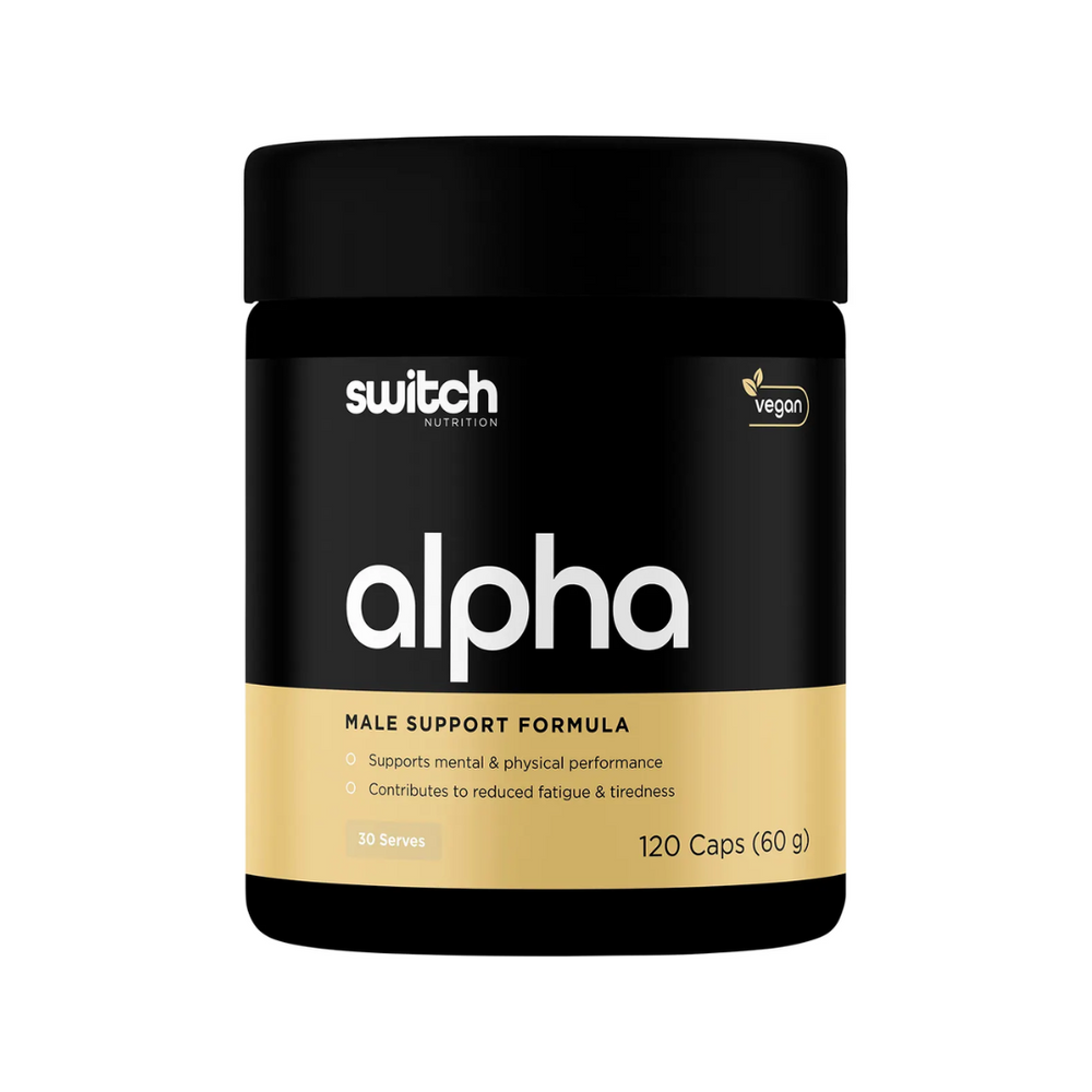 Switch Nutrition Alpha Male Support Formula 120 Caps