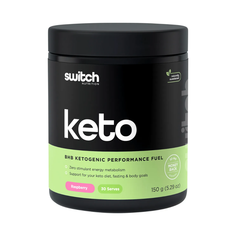 Switch Nutrition Keto BHB Ketogenic Performance Fuel Raspberry 150g