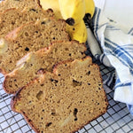 PBCO Low Carb Banana Bread Mix — baked banana bread lifestyle image