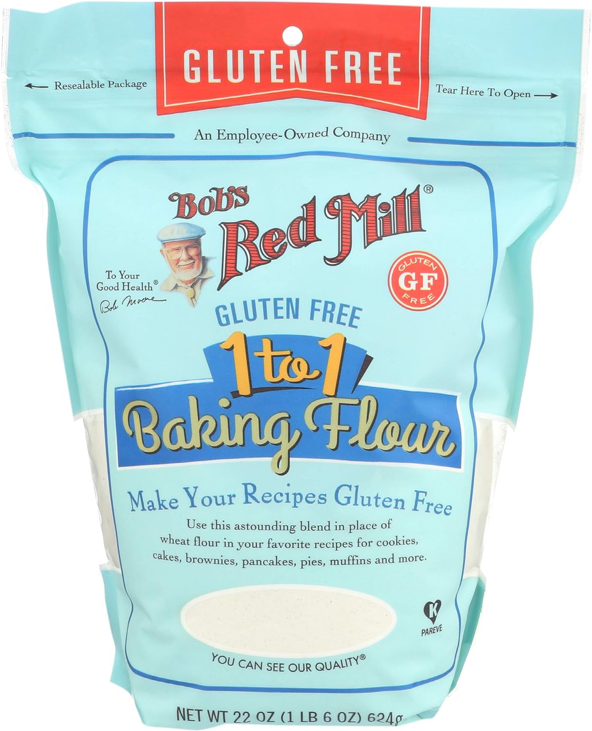 Bob's Red Mill 1-to-1 Baking Flour - Gluten Free