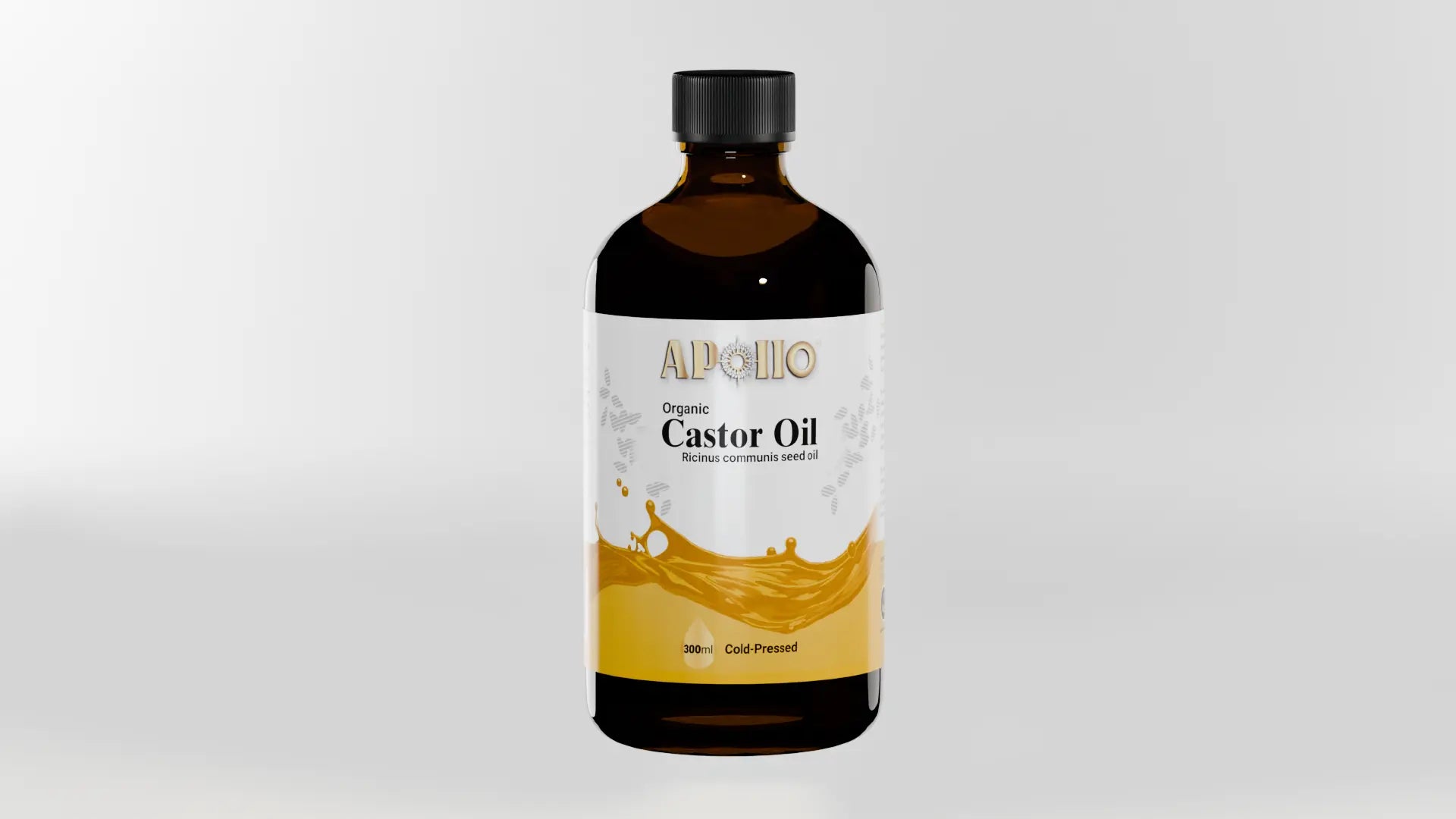 Apollo Nutraceuticals Organic Castor Oil 300ml official product image 1