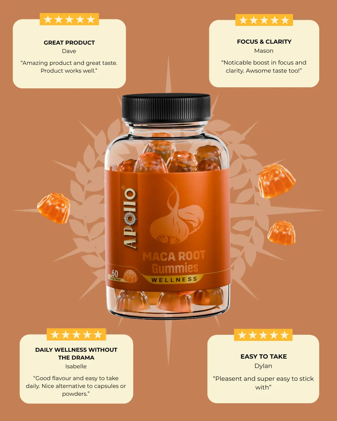 Apollo Nutraceuticals Maca Root Gummies official product image 6